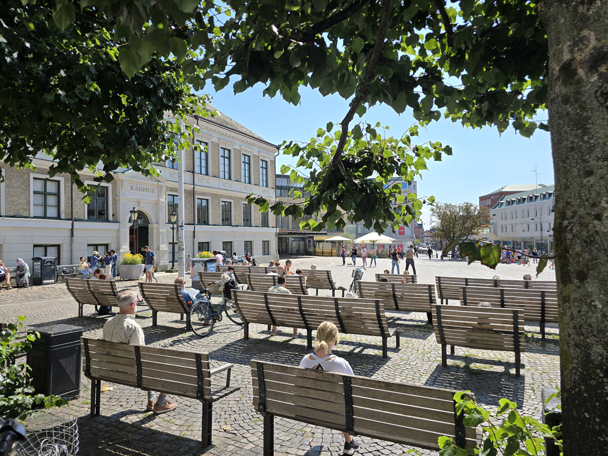 Stortorget i Lund är Sveriges äldsta torg enligt professor Dick Harrison