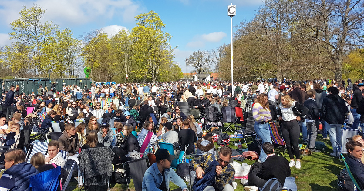 Siste april i Lunds stadspark