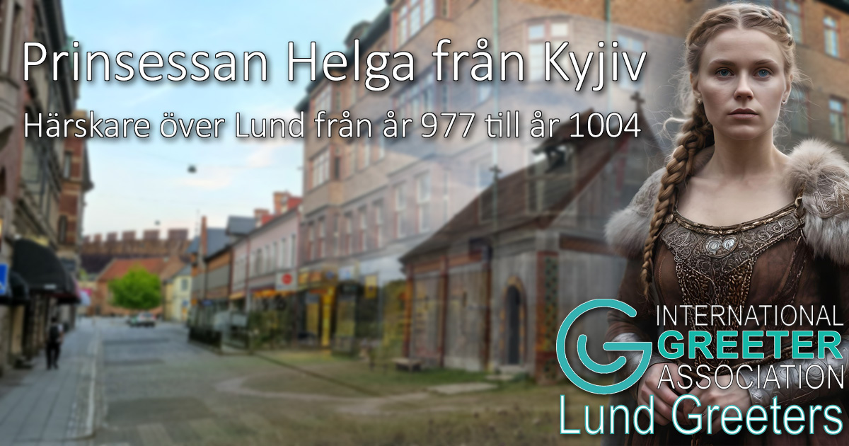 Föredraget om prinsessan Helga från Kyjiv som härskade över det vikingatida Lund i 27 år