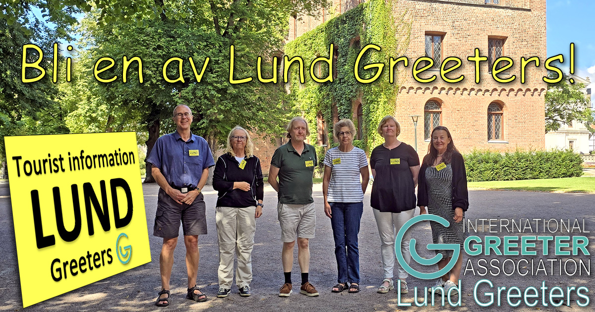 Bli en av Lunds ideella turistinformation Destination Lunds Greeters!