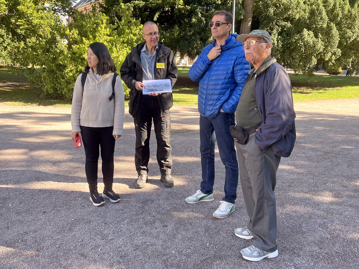 Ett greet för besökare från USA i september 2025