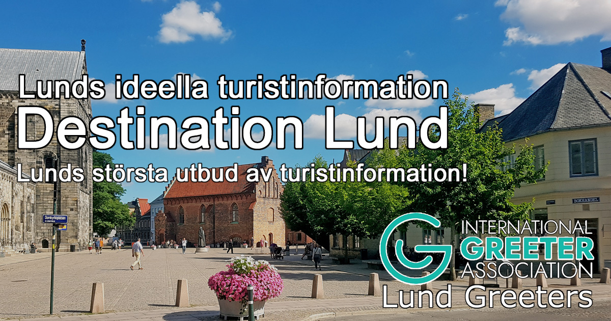 Turistbyrån Lunds ideella turistinformation Destination Lund och Lund Greeters