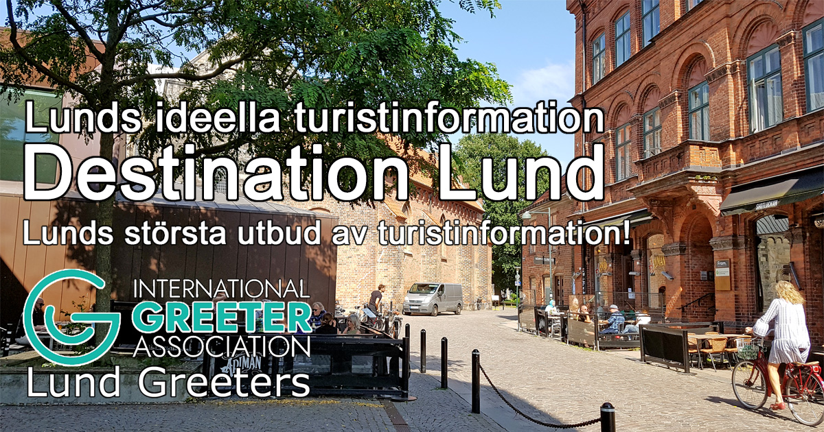 Turistbyrån Lunds ideella turistinformation Destination Lund och Lund Greeters