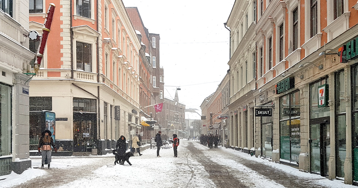 Restaurang vid Stortorget i Lund, Sveriges äldsta torg