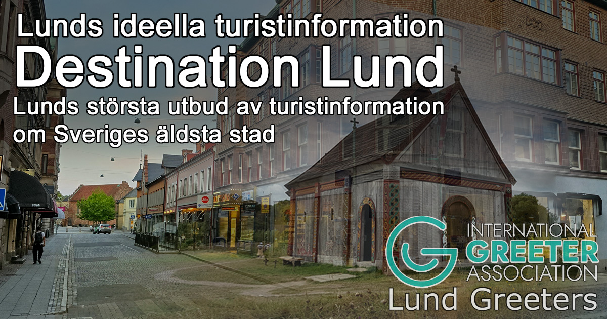 Turistbyrån Lunds ideella turistinformation Destination Lund och Lund Greeters