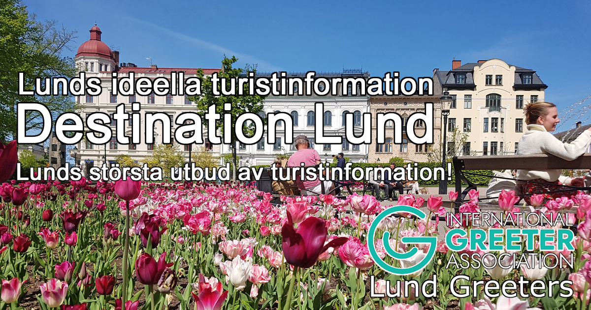 Turistbyrån Lunds ideella turistinformation Destination Lund och Lund Greeters