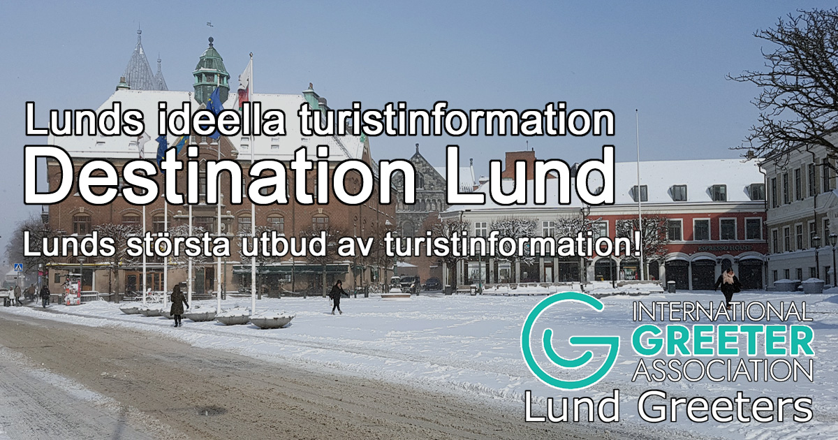 Turistbyrån Lunds ideella turistinformation Destination Lund och Lund Greeters