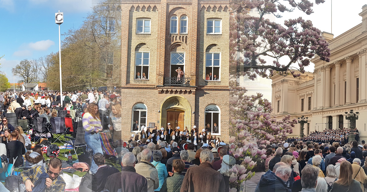 Siste april och Första maj i universitetsstaden Lund