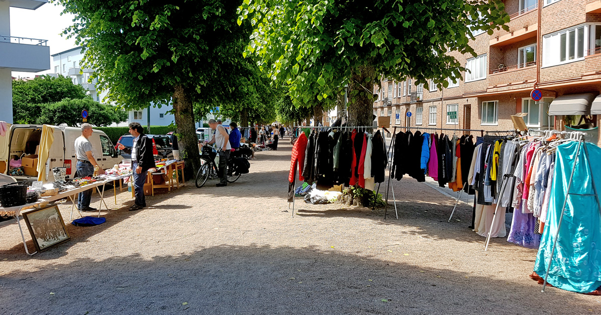 Södra Esplanadens loppmarknad i Lund