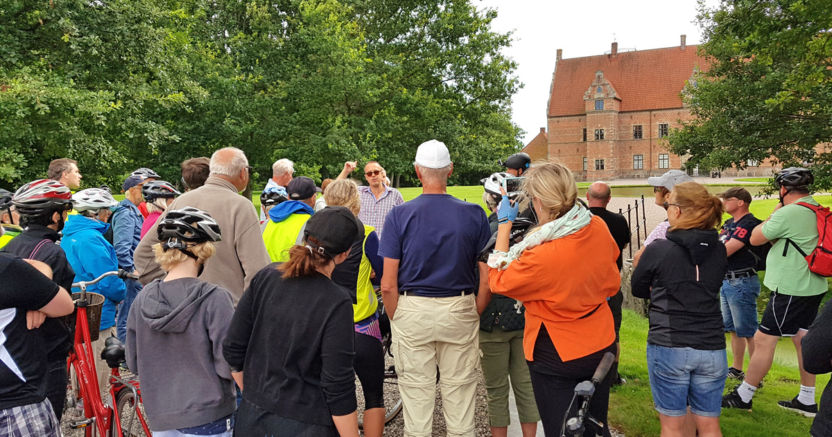 Invigning av Lunds ideella turistinformation Destination Lunds cykelrunda runt Slaget vid Lund den 13 augusti 2017
