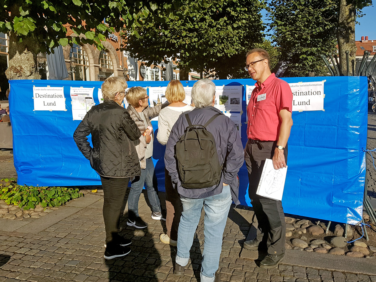 Lunds ideella turistinformation Destination Lunds information under Kulturnatten 2019