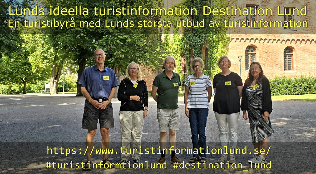 Turistbyrån Lunds ideella turistinformation Destination Lunds greeters på Kungsgatan i Lund