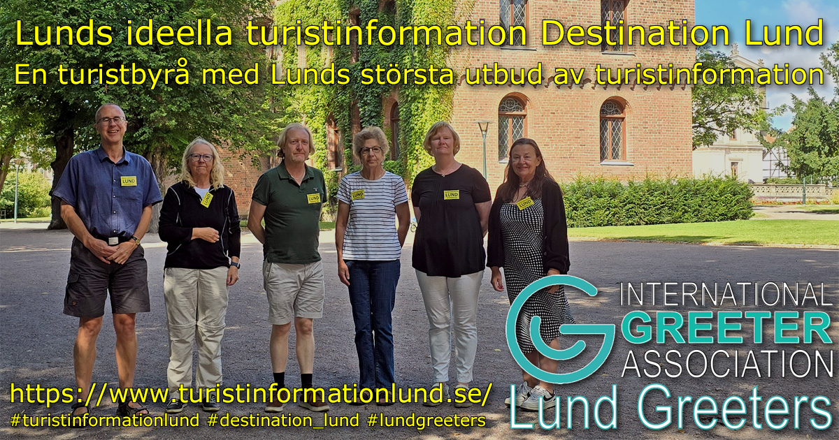 Turistbyrån Lunds ideella turistinformation Destination Lunds greeters