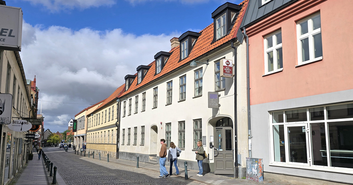 Hotell Nordic i centrum av Lund