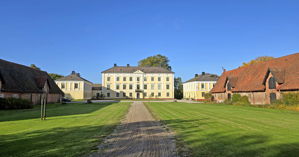 Börringekloster som det ser ut idag med dess huvudbyggnad från 1763