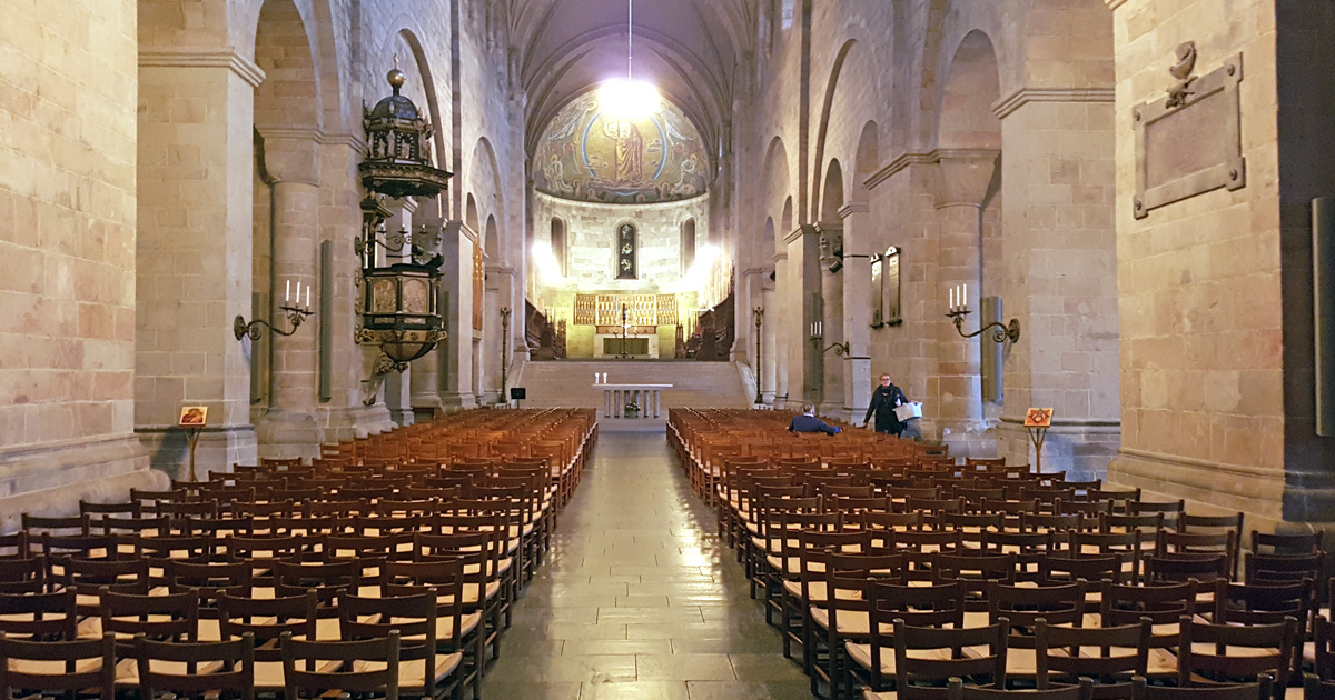 Långhuset i Lunds domkyrka