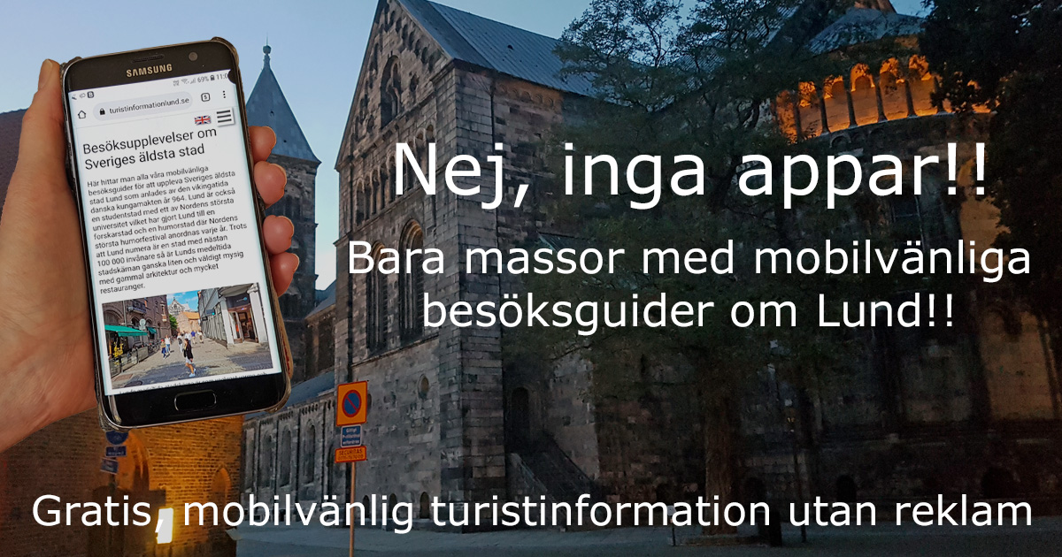 Mobilvänliga besöksguider om Lund utan appar