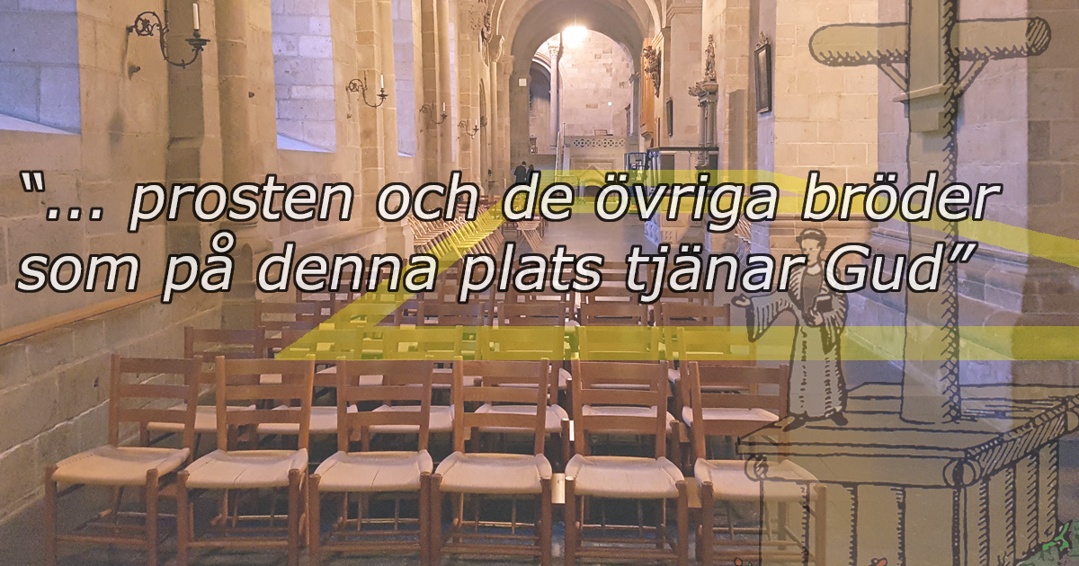 Platsen för Lunds domkyrkas föregångare i norra sidoskeppet i Lunds domkyrka