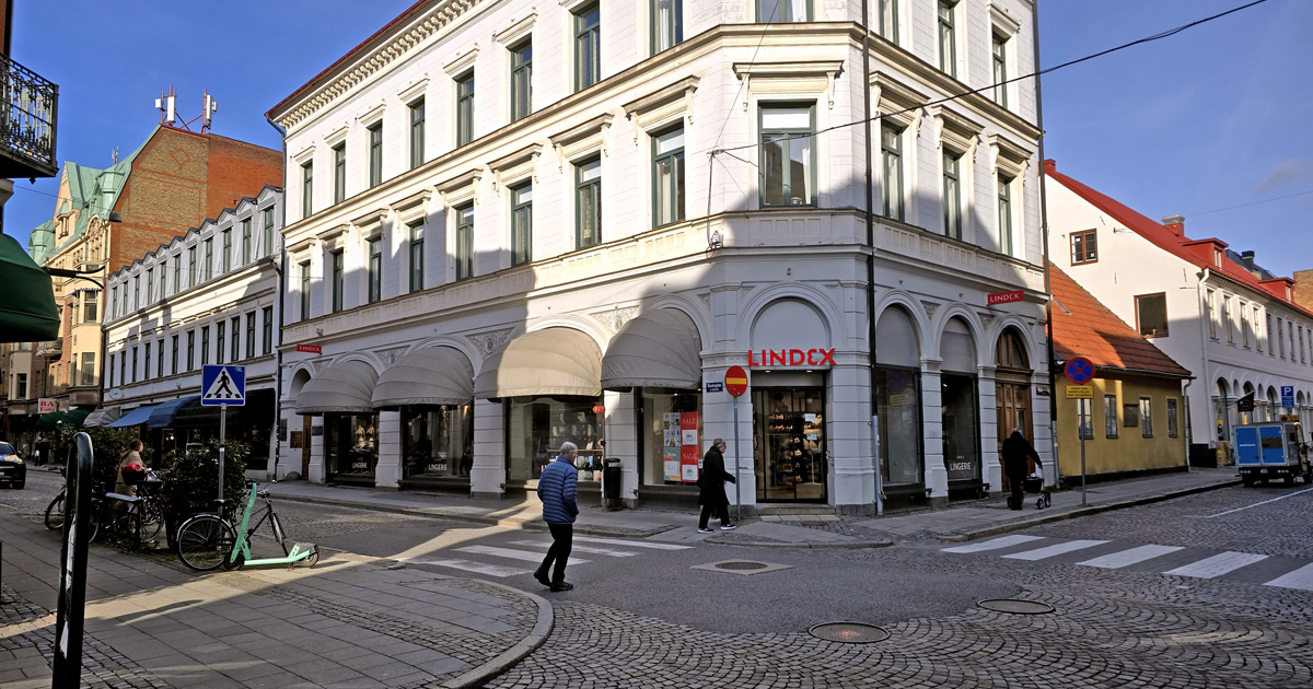 Klostergatan och Stora Gråbrödersgatan i Lund