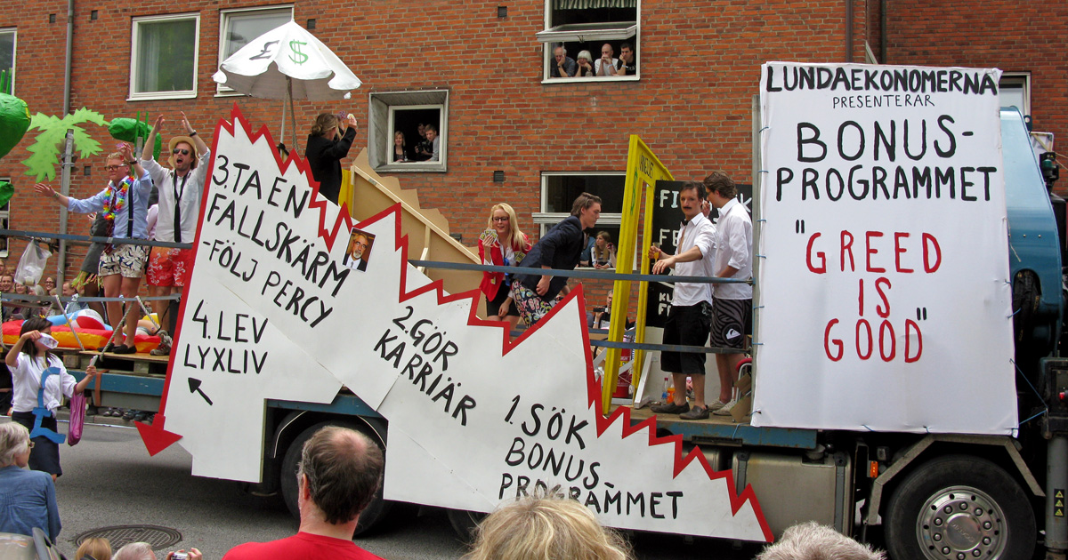 Karnevalståget under Lundakarnevalen 2010