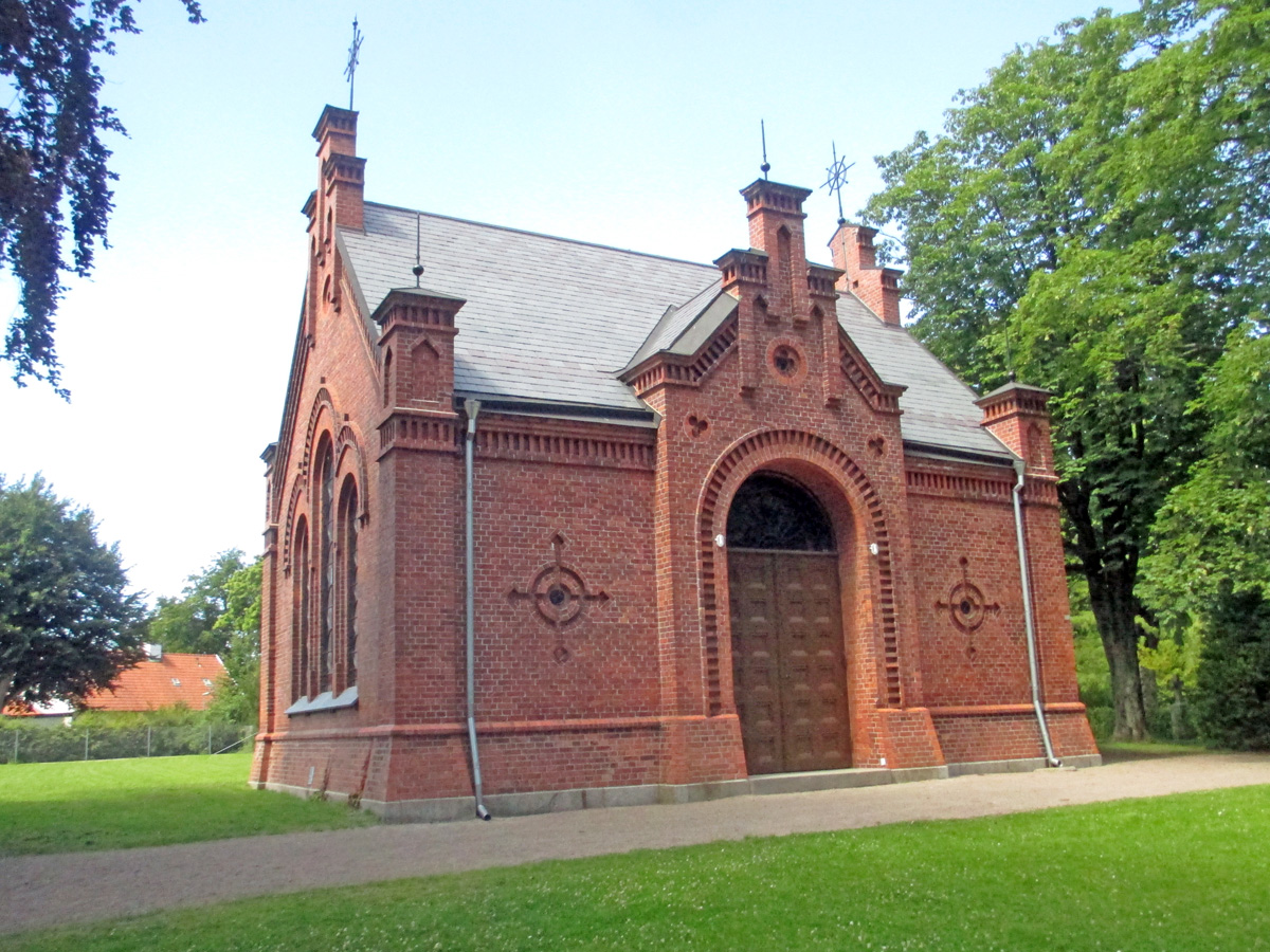 Norra kyrkogårdens gravkapell som uppfördes 1895