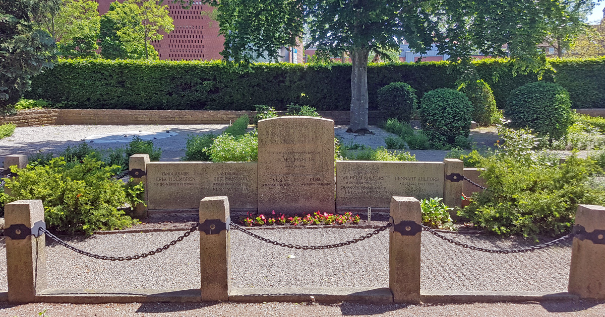 Holmgrens familjegrav på Norra kyrkogården i Lund