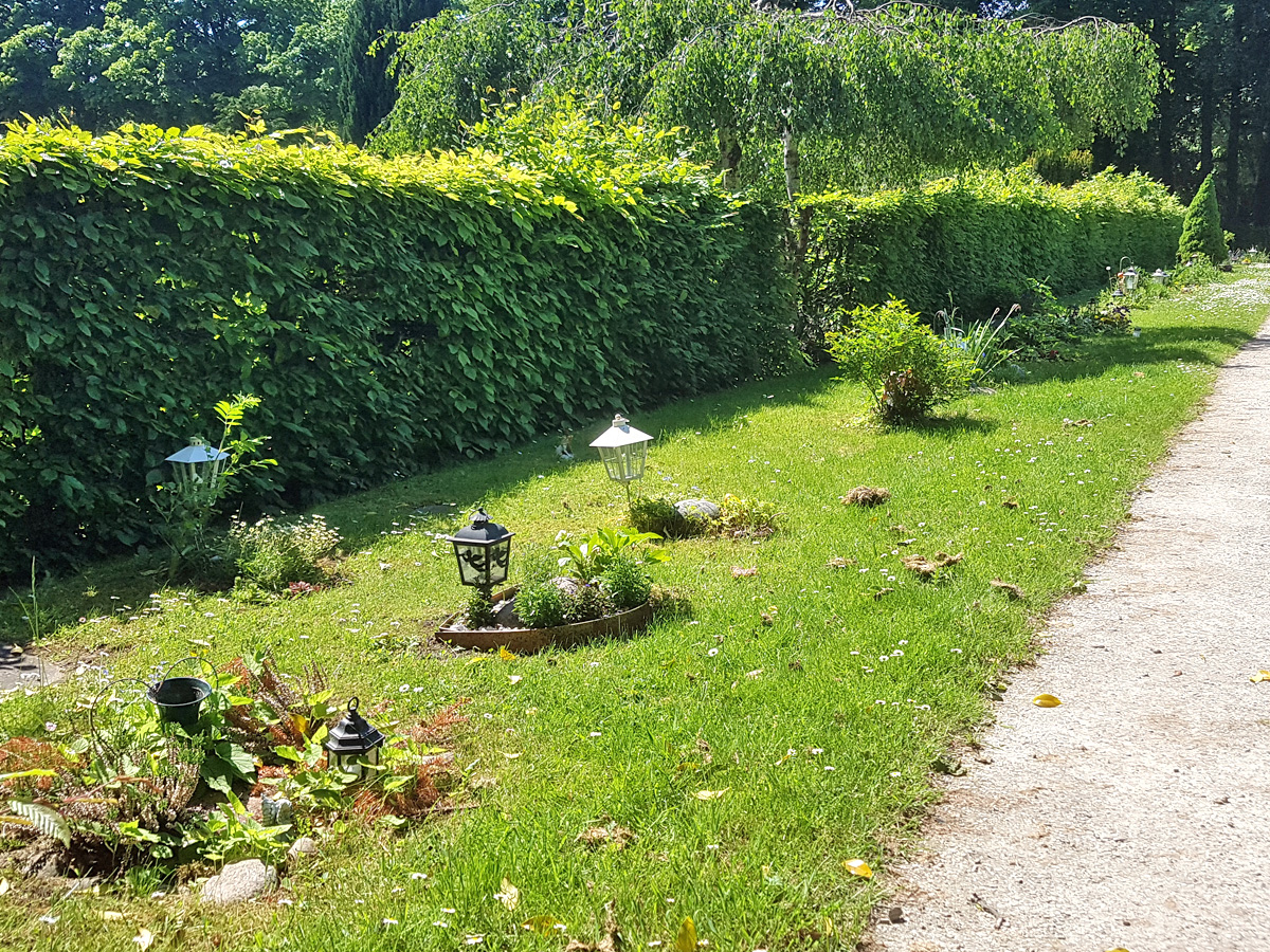 Lunds lasaretts barngravar på Norra kyrkogården i Lund
