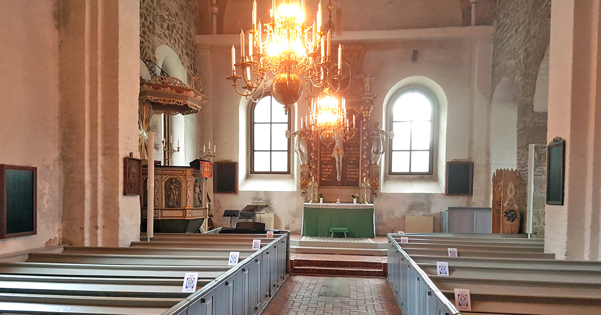 Långhuset i Dalby kyrka