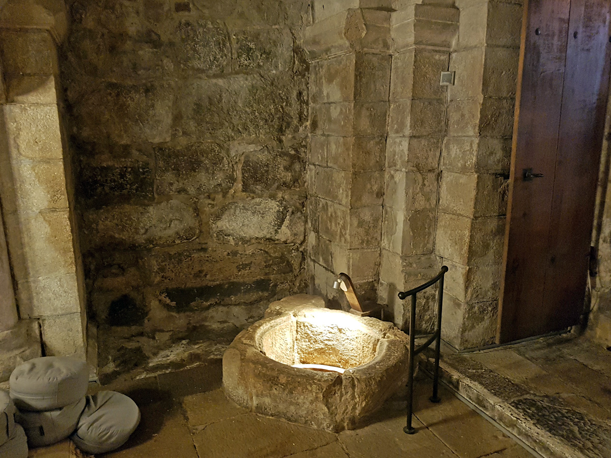 Brunnen i Dalby kyrkas krypta