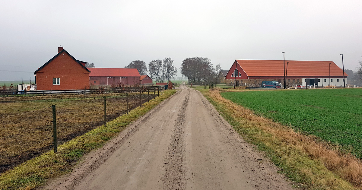 Benstorp där den svenske kungen Karl XI bodde på en bondgård under veckorna före Slaget vid Lund