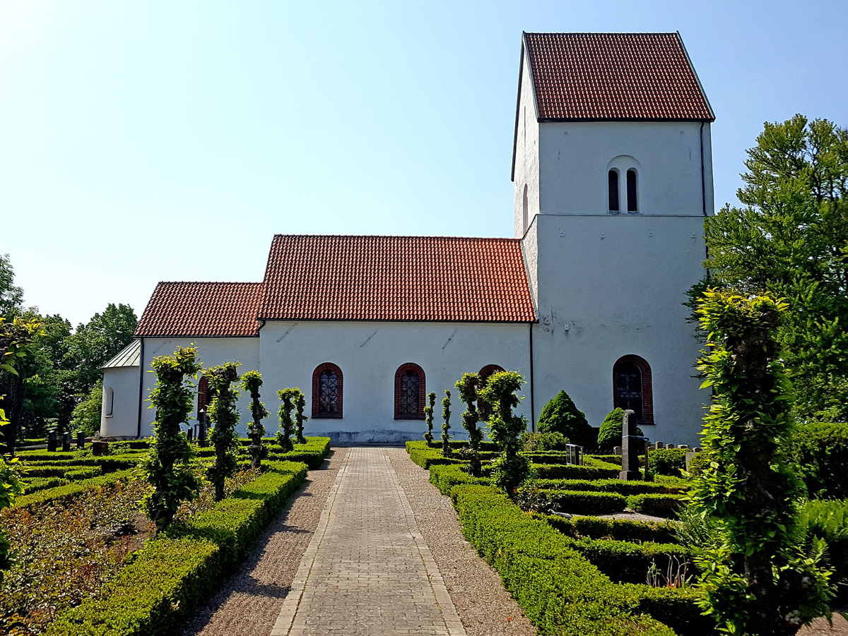 Lilla Harrie kyrka som byggdes på 1100-talet