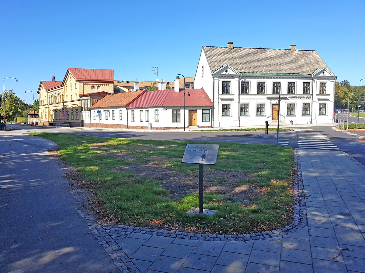 Platsen i Lund som var Väderkvarnshöjden 1676