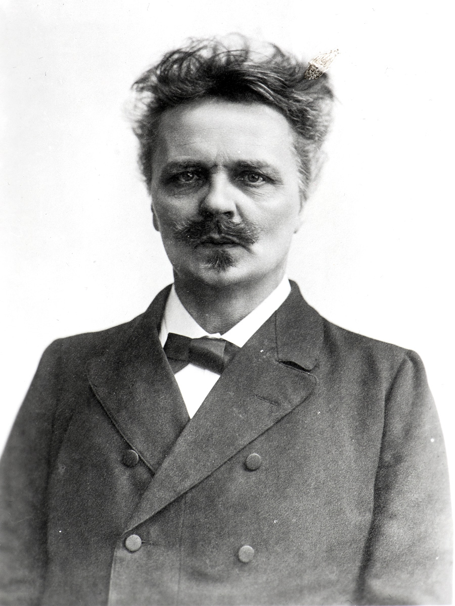 August Strindberg omkring 1896