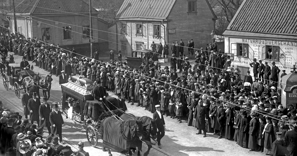 August Strindbergs begravning 1912