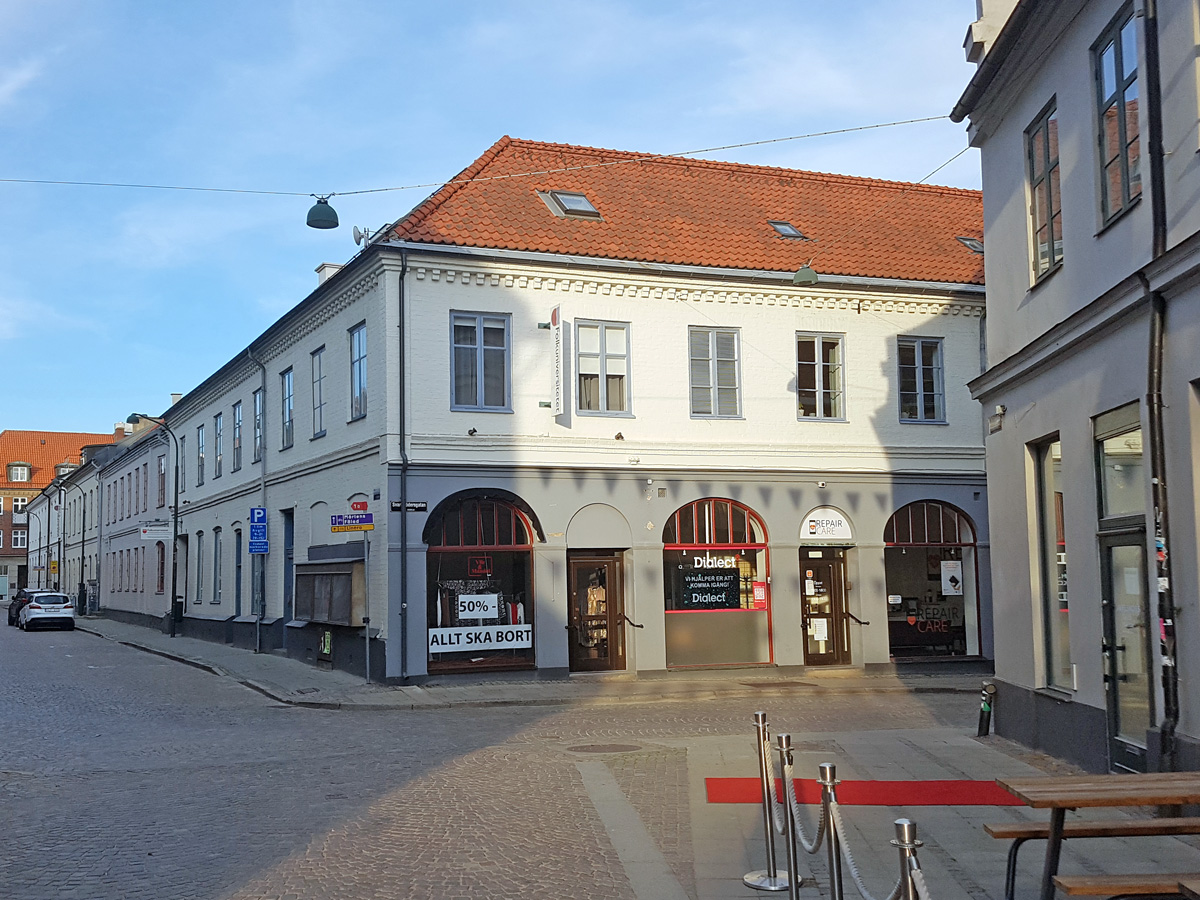 Huset i Lund där August Strindberg hyrde två rum hos Waldemar Bülow i januari-februari 1897