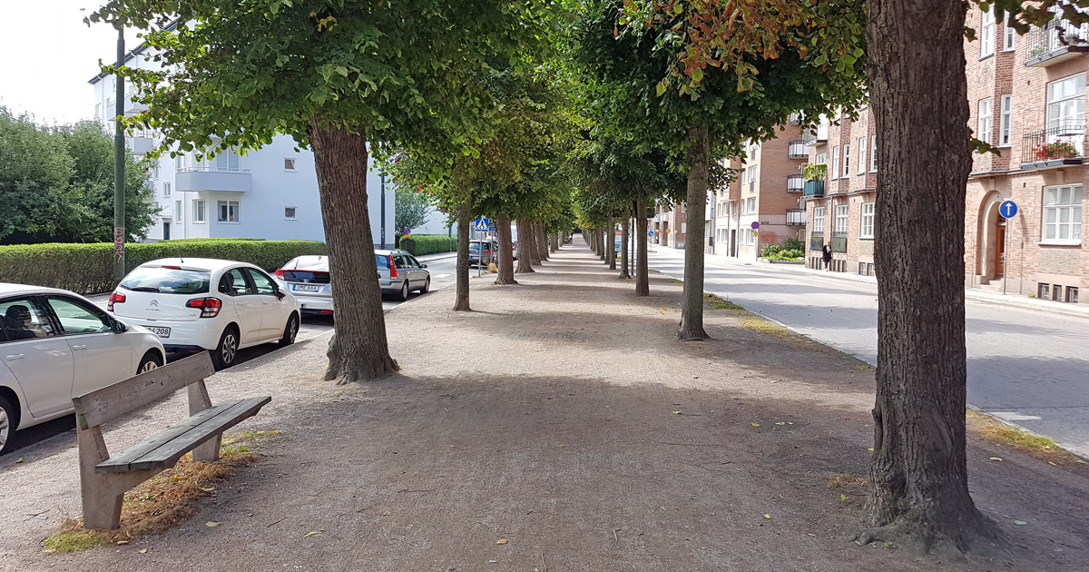 Södra Vallpromenaden i Lund