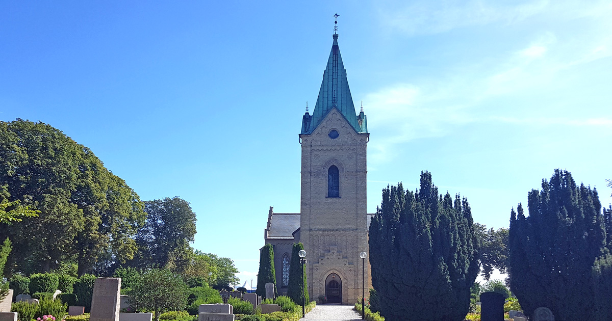 Den nuvarande kyrkan i Uppåkra